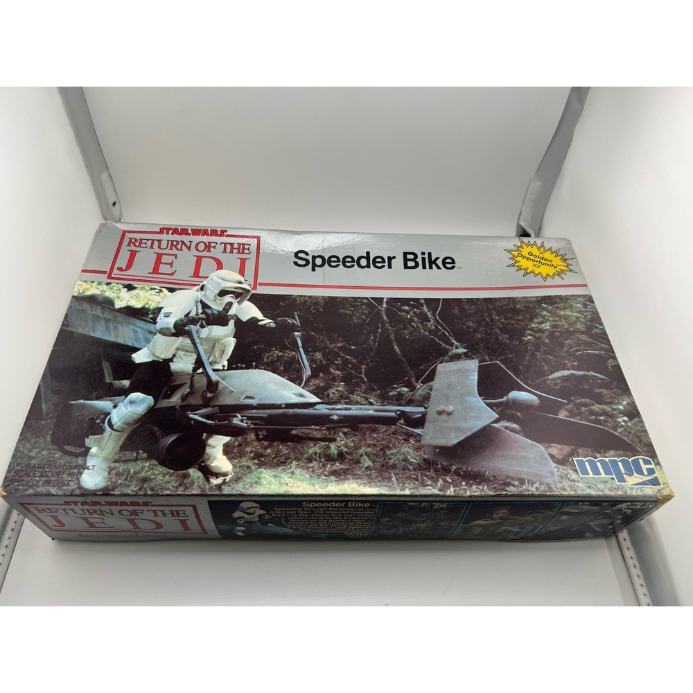 MPC Star Wars‎ ROTJ Speeder Bike Model Kit 1-1927 Biker Scout New Open Box